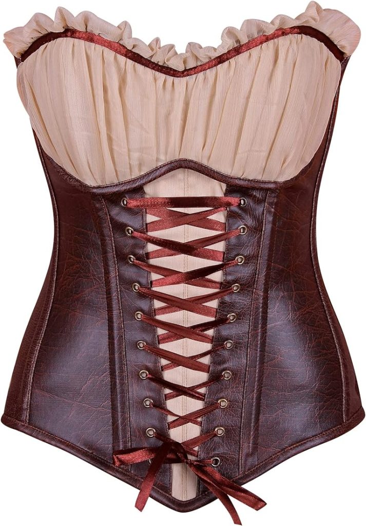 Leather corset